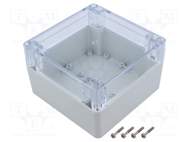 Enclosure: multipurpose; X: 120mm; Y: 120mm; Z: 75mm; ZP; light grey