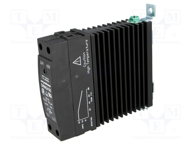 Relay: solid state; Ucntrl: 110÷280VAC; 30A; 24÷280VAC; -40÷80°C