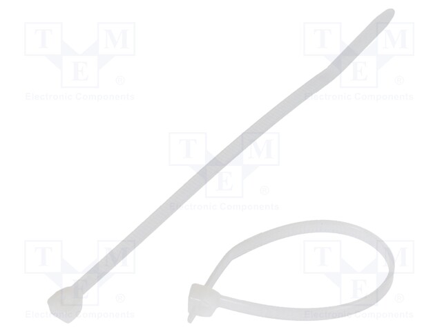 Cable tie; L: 79mm; W: 2.3mm; polyamide; 80N; natural; Ømax: 17mm