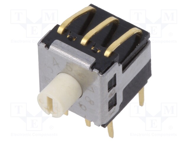 Switch: encoding switch; Poles number: 1; ON-OFF; 0.025A/24VDC