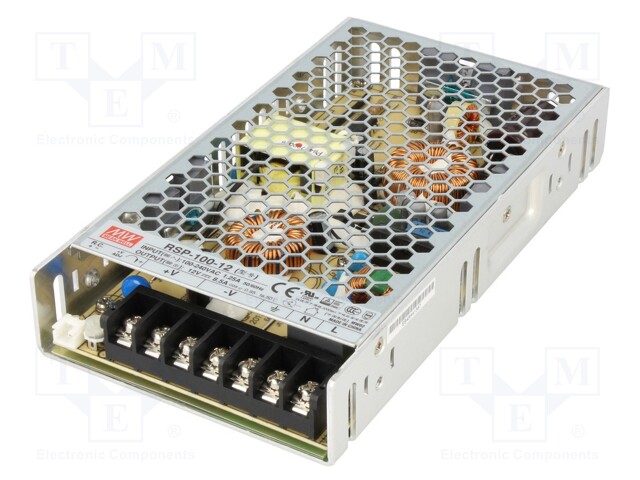 Power supply: switched-mode; modular; 102W; 12VDC; 179x99x30mm