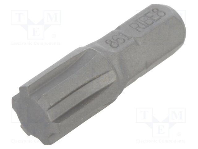 Screwdriver bit; RIBE®; RIBE® M8; Overall len: 25mm