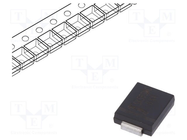 Diode: Schottky rectifying; SMD; 60V; 5A; Ufmax: 0.68V; SMC