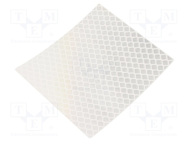 Reflector; self-adhesive; Body dimensions: 80x70x0.5mm