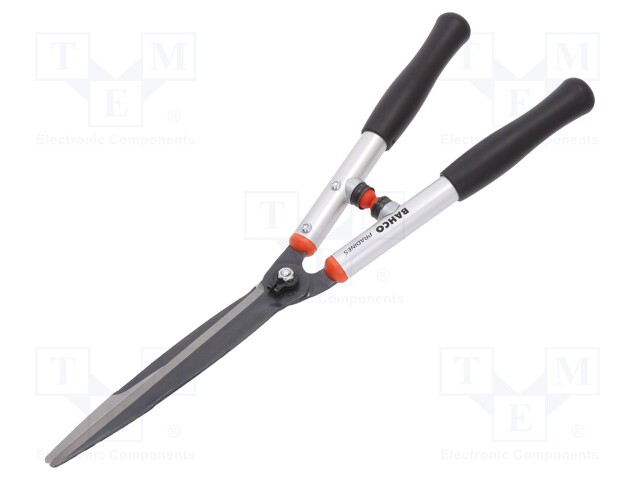 Cutters; L: 550mm; for hedge; Blade length: 225mm; Material: steel