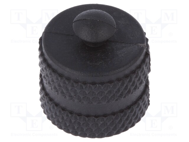 Protection cover; male M12 connectors; IP67; plastic