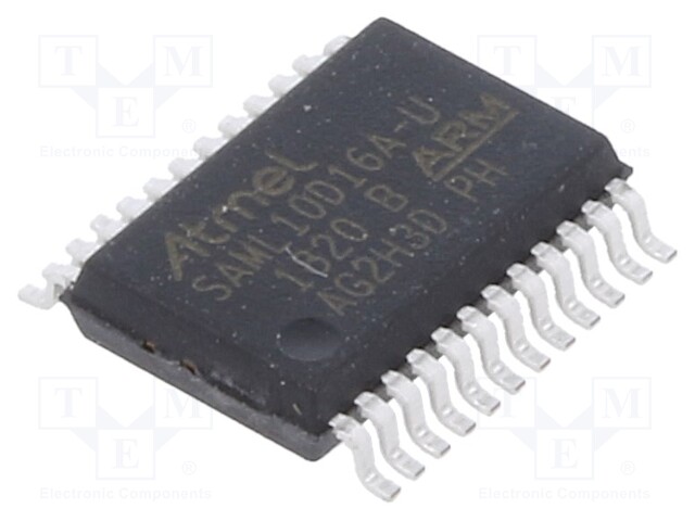 ARM microcontroller; SRAM: 16384B; Flash: 64kB; SO24; 1.62÷3.6VDC