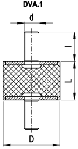 Vibration damper; rubber