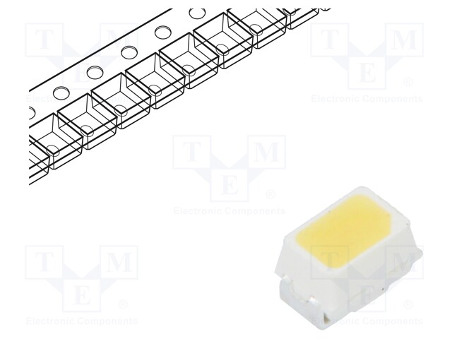 LED; SMD; Mini PLCC2,2014; white cold; 4÷8lm; 6125-6800K; 95; 120°