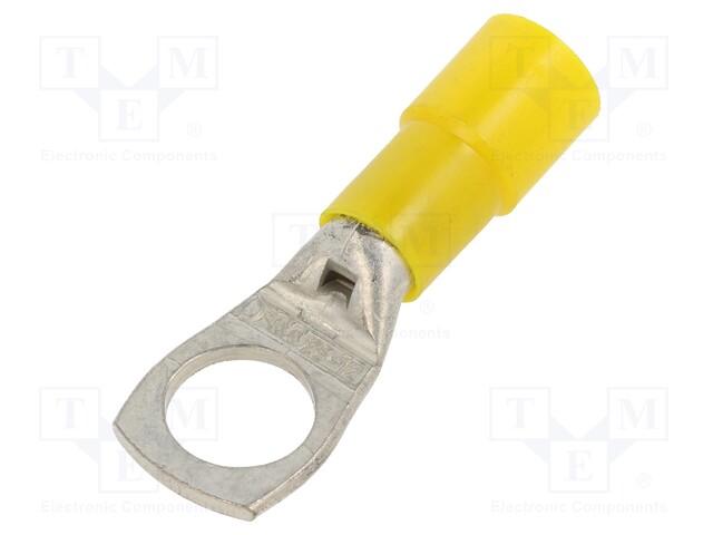 Tip: ring tube; M12; Ø: 13mm; 25mm2; crimped; for cable; insulated