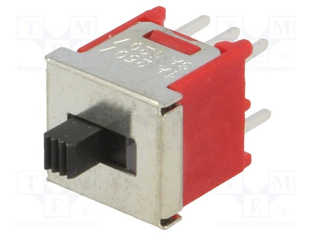 Switch: slide; Pos: 2; DPDT; 3A/120VAC; 3A/28VDC; ON-ON; -30÷85°C