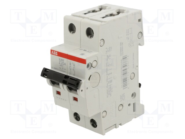 Circuit breaker; DIN; Charact: Z; 6kA; IP20; 0.75÷25mm2