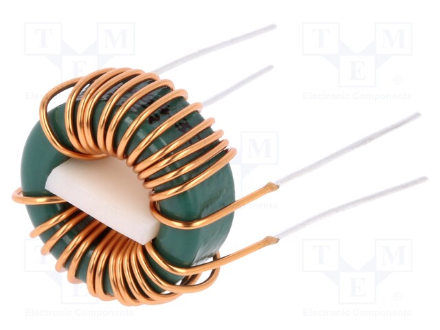 Inductor: wire; THT; 1mH; 2.8A; 16mΩ; 230VAC; 17x6mm; -20÷+50%; 10kHz