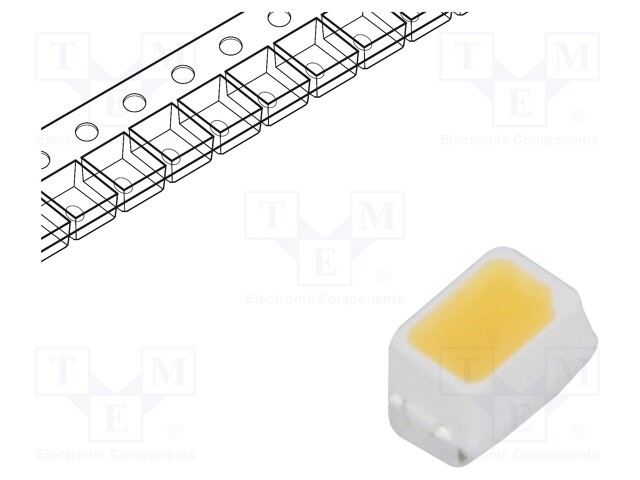 LED; SMD; Mini PLCC2,2014; white neutral; 4÷9lm; 3880-4220K; 95