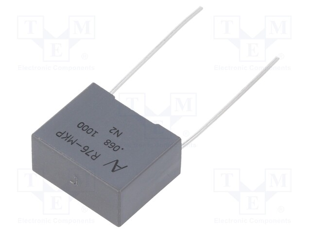 Capacitor: polypropylene; 0.068uF; ESR: 16.38mΩ; THT; ±5%; 5.055A