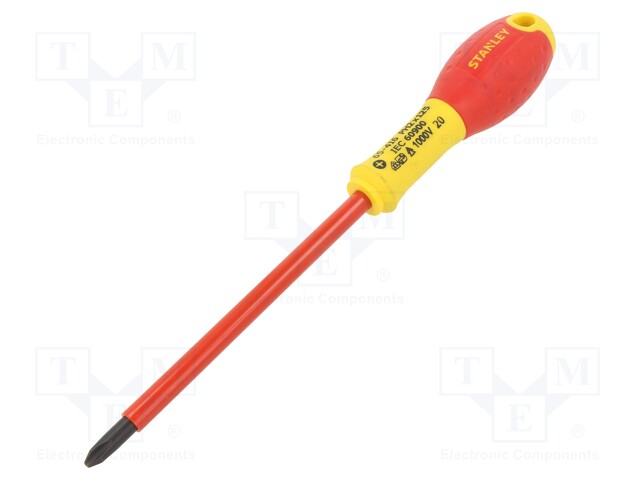 Screwdriver; Phillips; insulated; PH2; Series: FATMAX®; 125mm