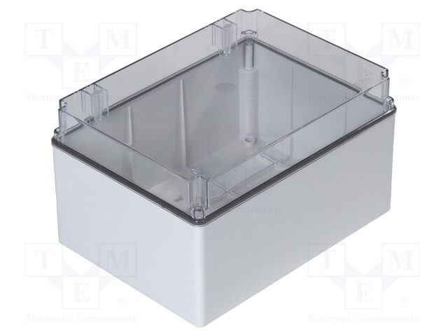 Enclosure: multipurpose; X: 228mm; Y: 308mm; Z: 179mm; SCABOX; grey