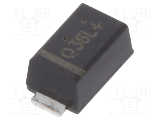 Diode: Schottky rectifying; SMD; 60V; 3A; Ufmax: 0.75V; SOD123F