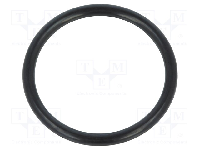 O-ring gasket; NBR; D: 2mm; Øint: 20mm; black; -30÷100°C