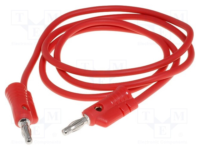 Test lead; 0.9m; red; 60VDC