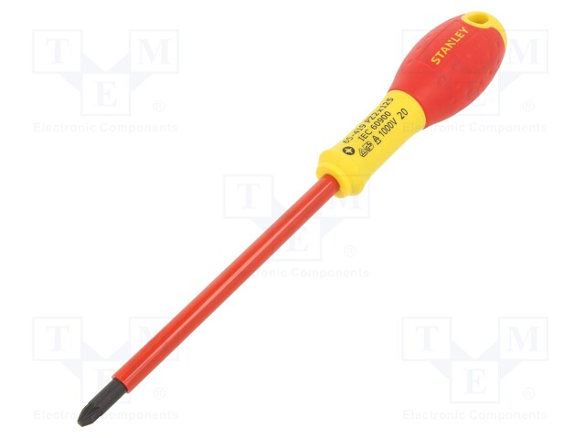 Screwdriver; Pozidriv®; insulated; PZ2; Series: FATMAX®; 125mm