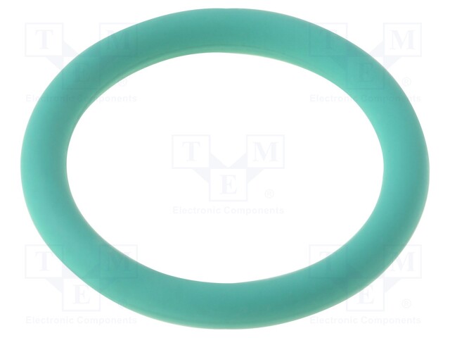 O-ring gasket; FKM; D: 1.5mm; Øint: 10mm; PG7; green; -20÷200°C