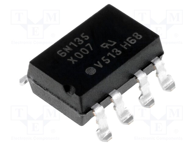 Optocoupler; SMD; Channels: 1; Out: transistor; Uinsul: 5.3kV; 1Mbps