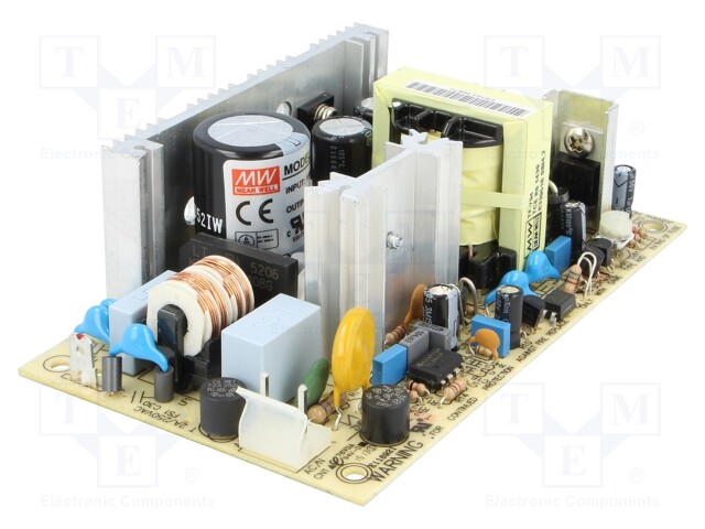 Power supply: switched-mode; 63.5W; 127÷370VDC; 90÷264VAC; OUT: 3