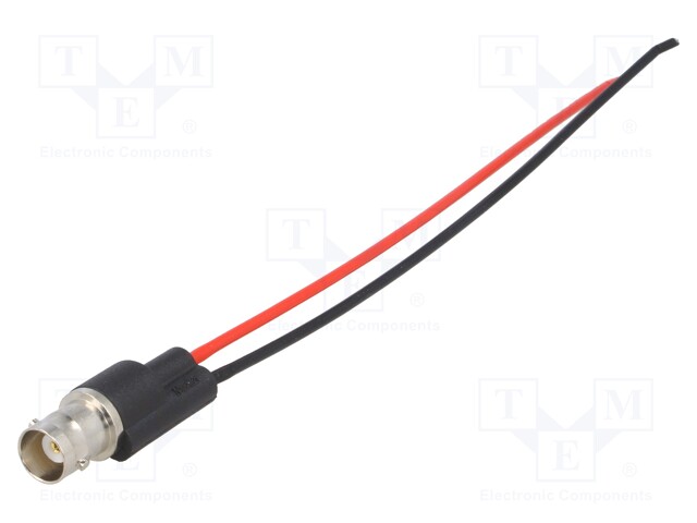 Test lead; black,red; 500V; Structure: BNC female plug-free end