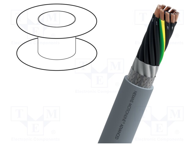 Wire; LC CABLOFLEX C,MOTIONLINE® ADVANCED; 4G0,5mm2; PVC; grey