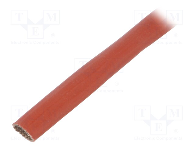 Insulating tube; Mat: glass fibre coated  with silicone rubber