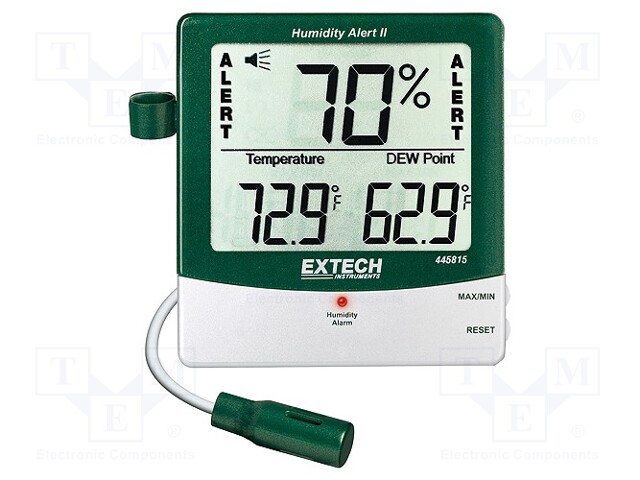 Thermo-hygrometer; LCD; -10÷60°C; 10÷99%RH; Accur: ±1°C; 0.1°C