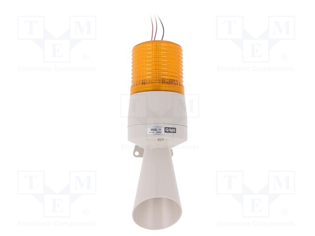 Signaller: lighting-sound; 24VDC; Colour: amber; IP54; -30÷50°C