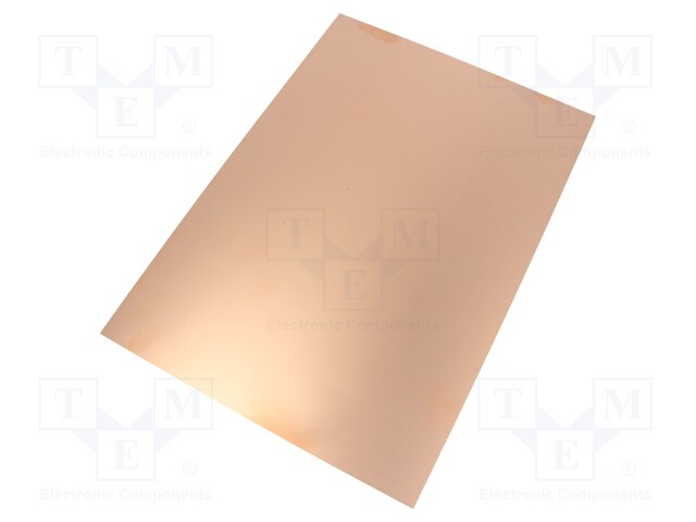 Laminate; FR4; 0.6mm; L: 297mm; W: 210mm; Coating: copper