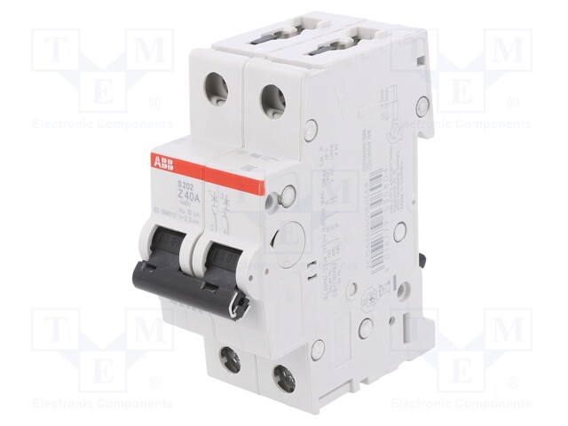 Circuit breaker; DIN; Charact: Z; 6kA; IP20; 0.75÷25mm2