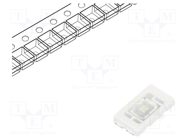 LED; SMD; 5630; green; 36÷64lm; 5.3x3x0.77mm; 120°; 3÷3.8V; 150mA