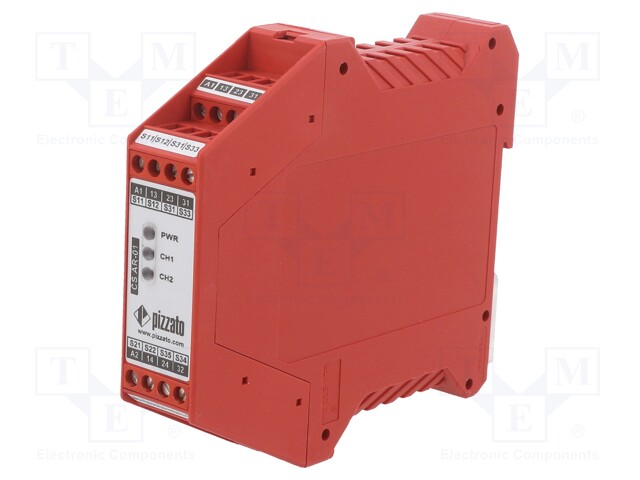 Module: safety relay; Series: CS; Mounting: DIN; -25÷55°C; 230VAC