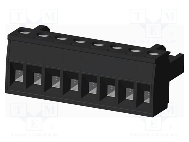 Connector: pluggable terminal block; plug; female; straight; 300V