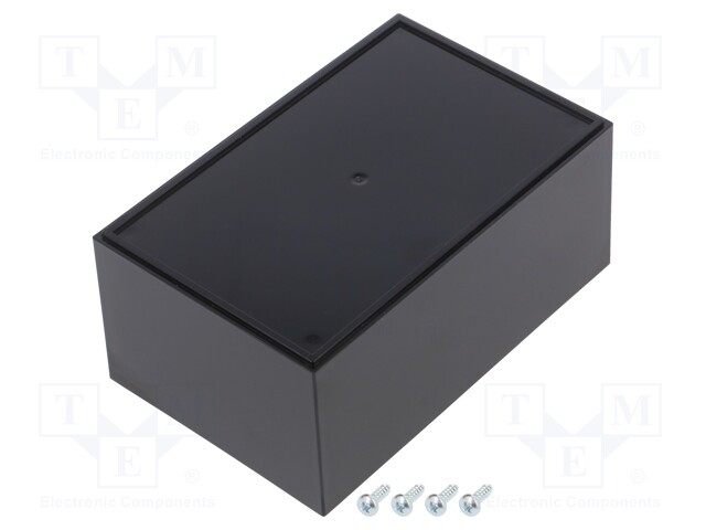 Enclosure: multipurpose; X: 70mm; Y: 110mm; Z: 48mm; 15; ABS; black