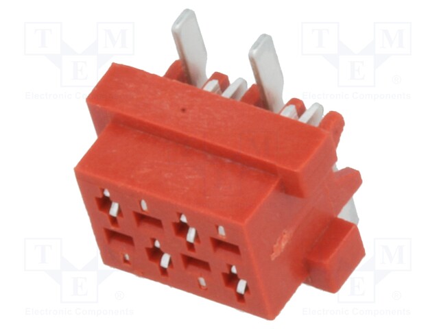 Socket; wire-board; female; PIN: 4; SMT; on PCBs; 30V; 1A; -40÷105°C