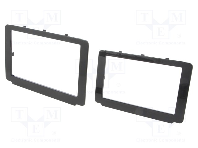 Radio mounting frame; Toyota; 2 DIN; black gloss