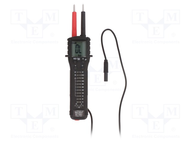 Tester: voltage indicator; LCD (1999),with a backlit; VAC: 1000V