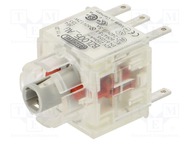 Contact block; -30÷70°C; Illumin: yes; IP00; Contacts: NC x2; 3mm