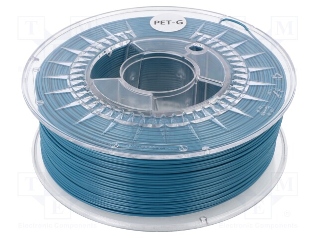 Filament: PET-G; 1.75mm; teal; 220÷250°C; 1kg; ±0,05mm