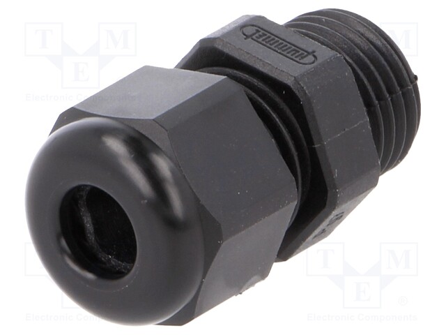 Cable gland; PG7; IP68; Mat: polyamide; black; UL94V-0