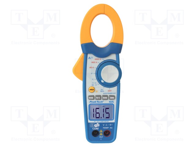 AC/DC digital clamp meter; Øcable: 35mm; I DC: 40/400/1000A; 300g