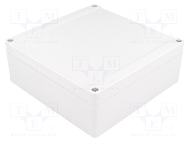 Enclosure: multipurpose; X: 160mm; Y: 160mm; Z: 60mm; 1555; ABS; grey