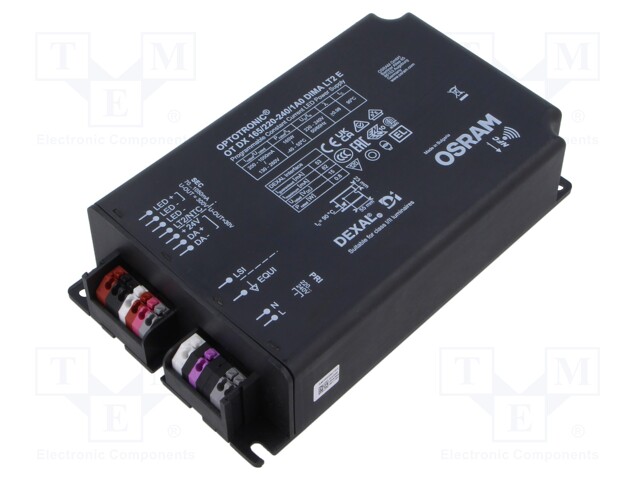 Power supply: switched-mode; LED; 165W; 130÷260VDC; 200÷1050A