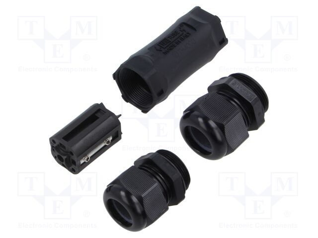 Connector: AC supply; screw terminal; TH400; ways: 4; -40÷125°C