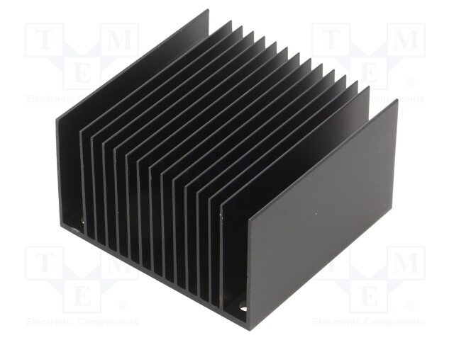 Heatsink: extruded; grilled; for inverters; L: 61mm; W: 57.9mm